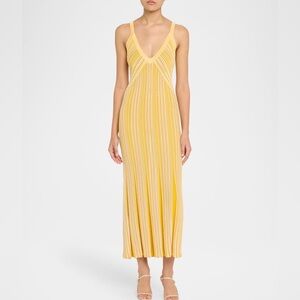 Ramy Brook Paetyn Striped Midi Dress